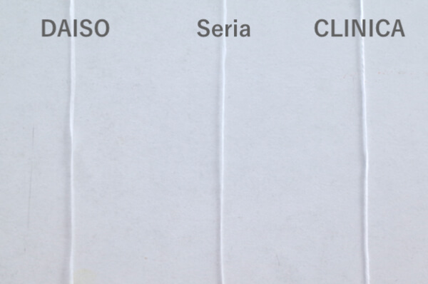 フロスの糸の比較